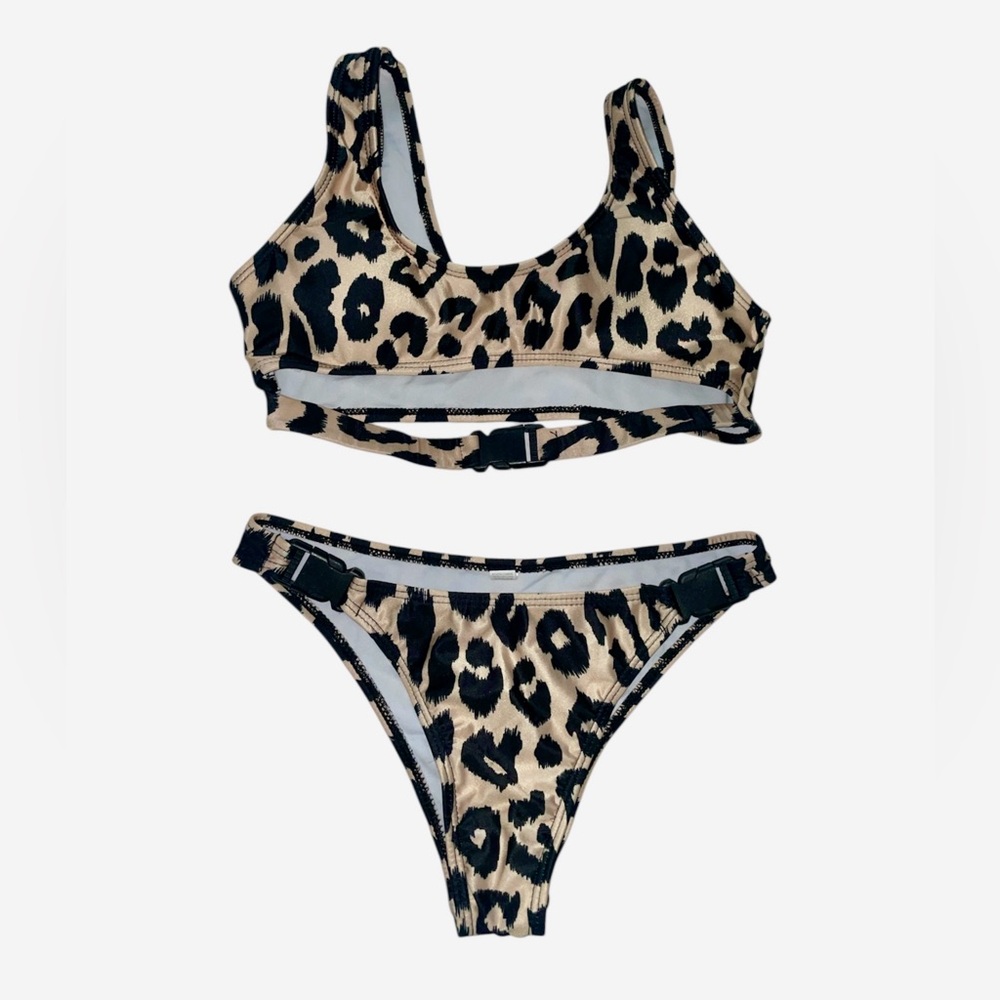 Leopard Print Bikini Set